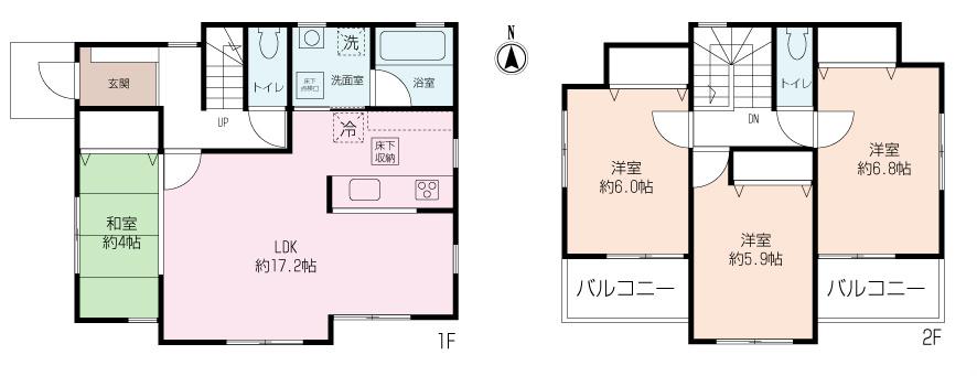 Other. Plan Example: Zenshitsuminami facing bright building plan 29 square meters