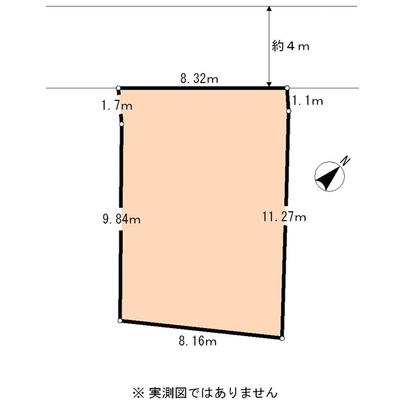 Compartment figure. Yokosuka, Kanagawa Prefecture Ashina 1-chome