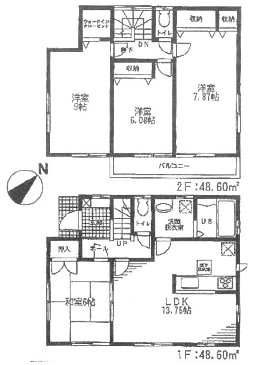 Floor plan. 29,800,000 yen, 4LDK, Land area 116.85 sq m , Building area 97.2 sq m