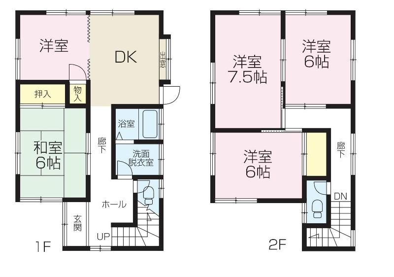 Floor plan. 13.8 million yen, 4LDK, Land area 160.95 sq m , Building area 89.23 sq m