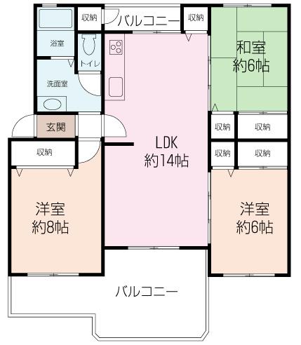 Local appearance photo. Actual floor plan will be left and right inversion type.