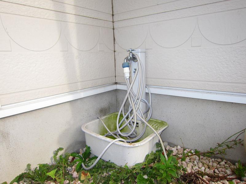 Other. Since the outside faucet also, You can also wash at home