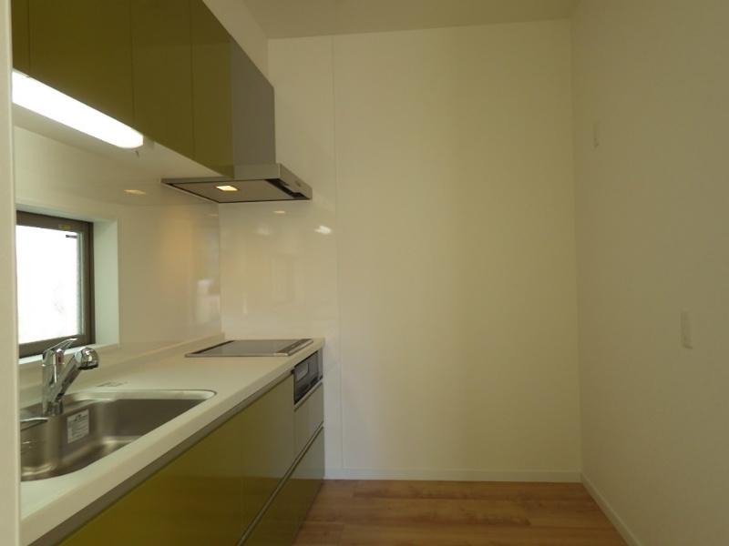 Same specifications photo (kitchen). Example of construction. Kitchen space