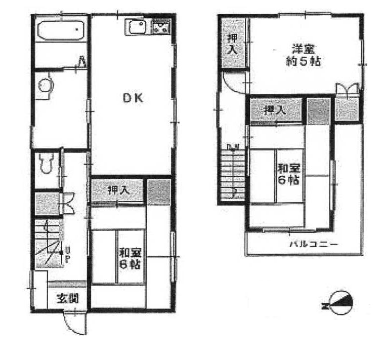 Floor plan. 11.8 million yen, 3DK, Land area 99.39 sq m , Building area 62.91 sq m