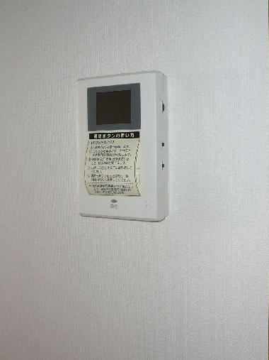 Security. Intercom with external monitor