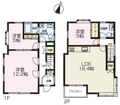 Floor plan. 18 million yen, 3LDK, Land area 147.99 sq m , Building area 89.43 sq m