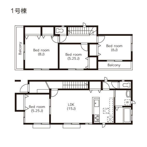 Floor plan. 22,800,000 yen, 4LDK, Land area 109.22 sq m , Building area 97.92 sq m Zenshitsuminami facing 4LDK!