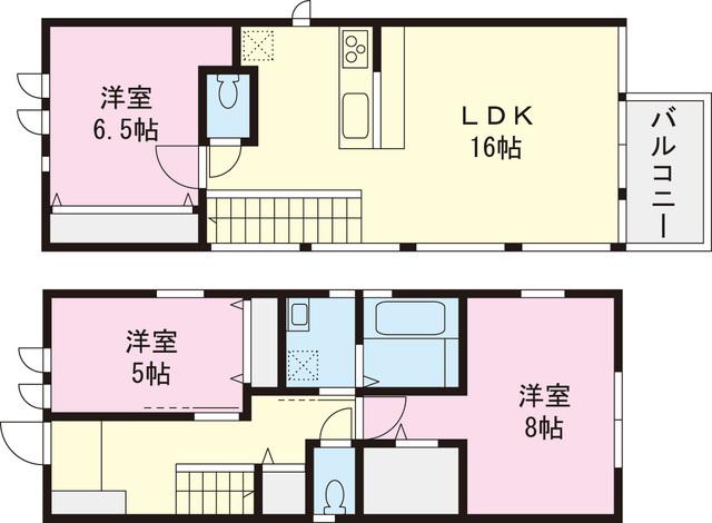 Floor plan. 18.9 million yen, 3LDK, Land area 81.72 sq m , Building area 81.98 sq m