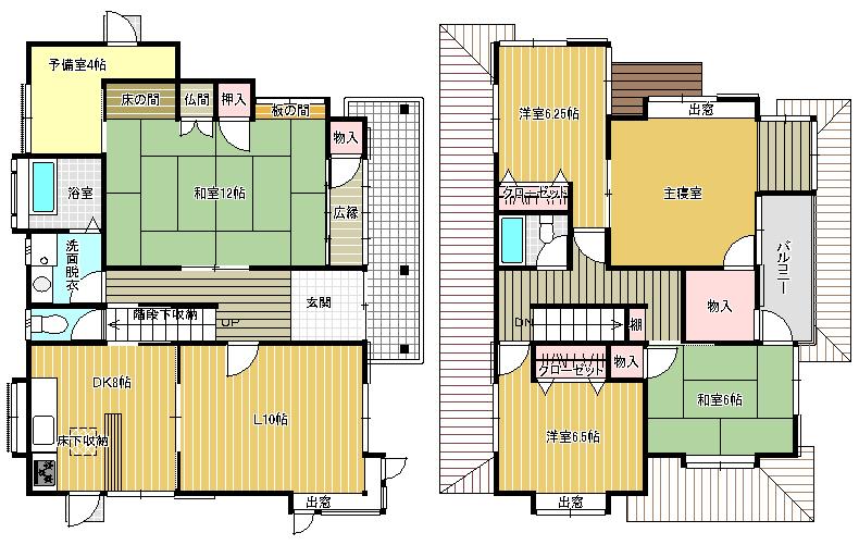 Floor plan. 26 million yen, 5LDK + S (storeroom), Land area 235.26 sq m , Building area 148.22 sq m