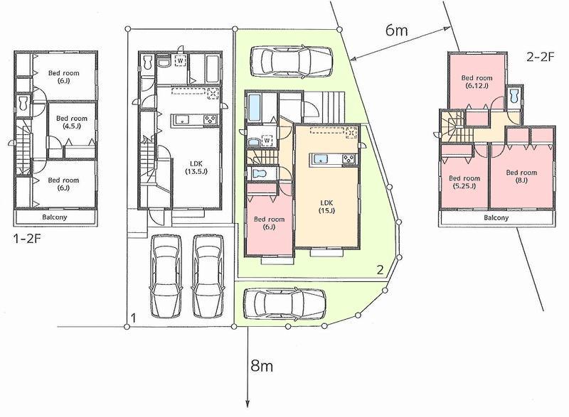 Floor plan. 26,900,000 yen, 4LDK, Land area 129.06 sq m , Building area 95.02 sq m
