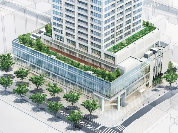 <The ・ Tower Yokosuka center> Exterior CG (actual and might be somewhat different in the things that caused draw on the basis of the drawings)
