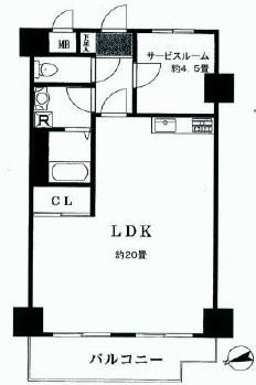 Floor plan. 1LDK+S, Price 18.3 million yen, Footprint 51.3 sq m 1LDK + Sabirusumu