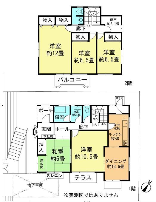 Floor plan. 30,800,000 yen, 4LDK + S (storeroom), Land area 201.98 sq m , Building area 132.9 sq m