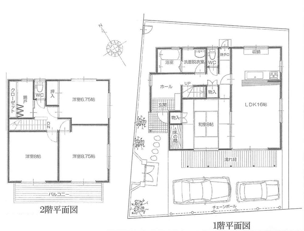 Floor plan. 32,800,000 yen, 4LDK + S (storeroom), Land area 153.81 sq m , Building area 117.99 sq m