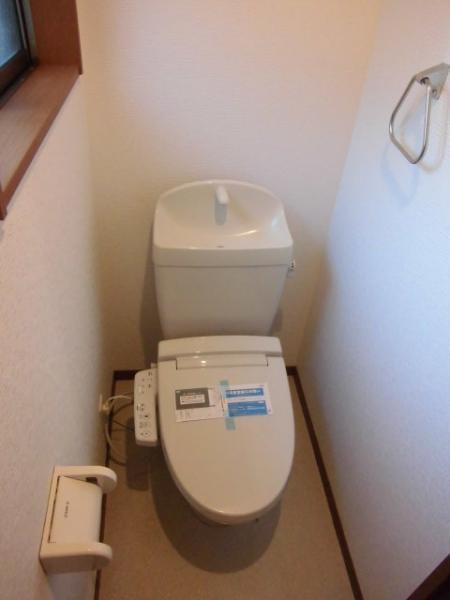 Toilet. Second floor toilet It was replaced the shower toilet seat.