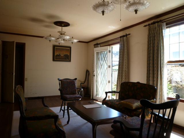 Non-living room. Window is bright in two places