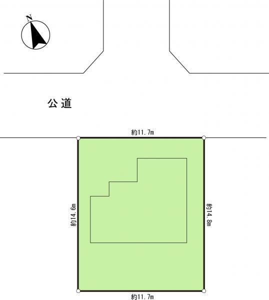 Compartment figure. Land price 27,900,000 yen, Land area 172.31 sq m