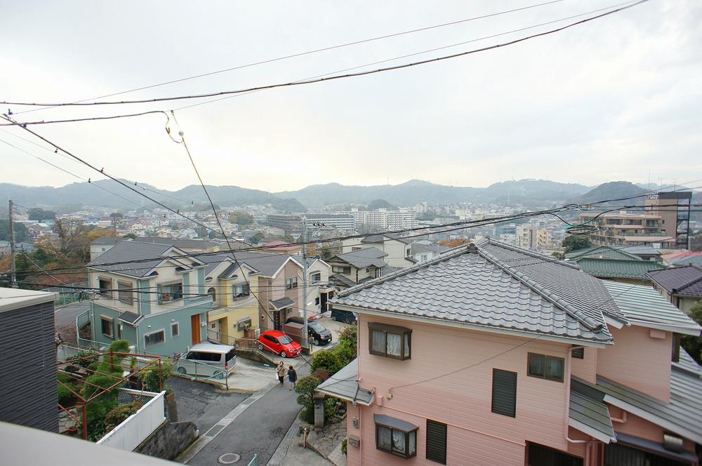 View photos from the dwelling unit. View from the site (December 2013) Shooting, Is a view from the full sense of openness balcony.