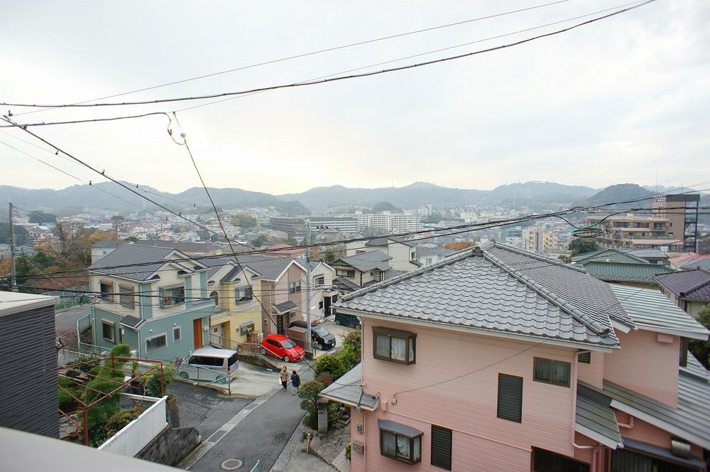 View photos from the dwelling unit. View from the site (December 2013) Shooting, Is a view from the full sense of openness balcony. 