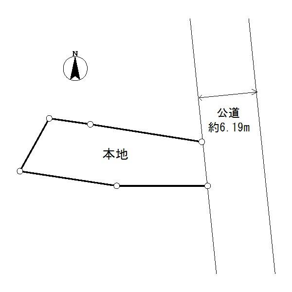 Compartment figure. Land price 5.1 million yen, Land area 74.93 sq m