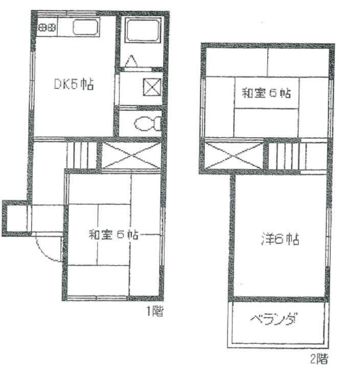 Floor plan. 8 million yen, 3DK, Land area 61.32 sq m , Building area 51.69 sq m