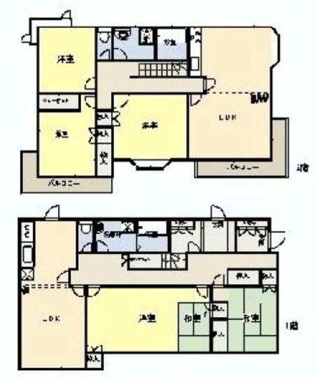 Floor plan. 21 million yen, 2LDK, Land area 188.75 sq m , Building area 178.03 sq m