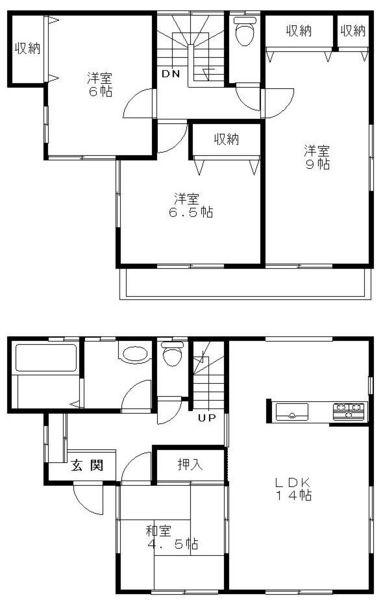 Floor plan. (3), Price 32,800,000 yen, 4LDK, Land area 103.09 sq m , Building area 97.7 sq m
