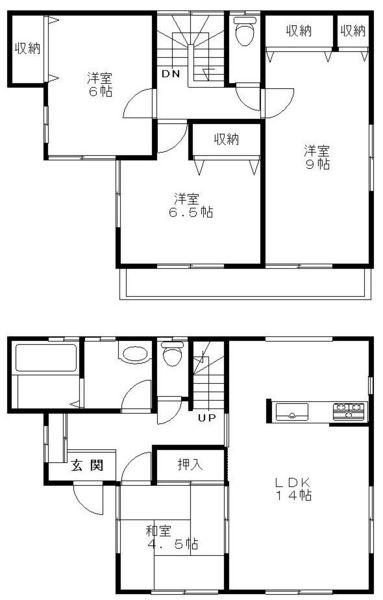 Floor plan. (3), Price 32,800,000 yen, 4LDK, Land area 103.09 sq m , Building area 97.7 sq m