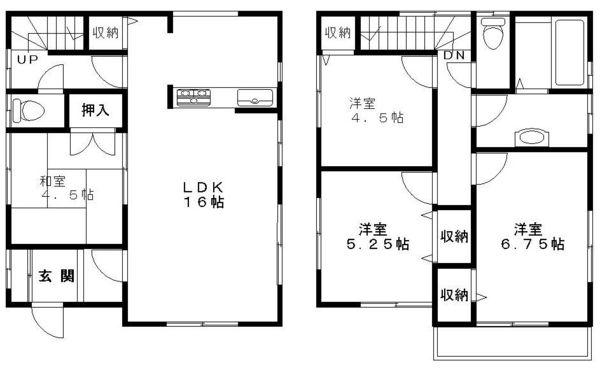Floor plan. (4), Price 32,800,000 yen, 4LDK, Land area 100.31 sq m , Building area 90.26 sq m