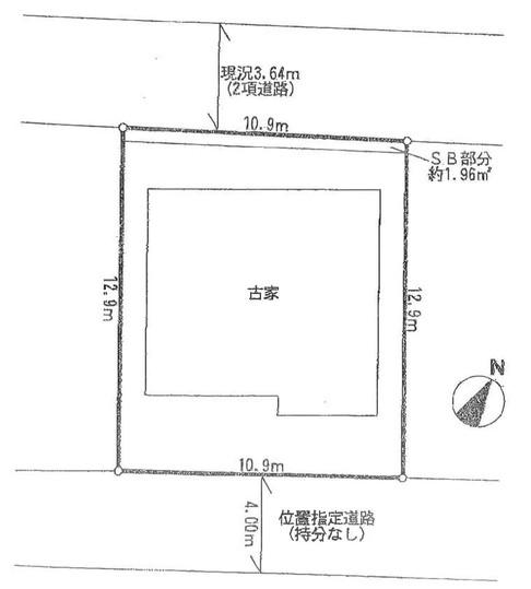 Compartment figure. Land price 24.5 million yen, Land area 142.14 sq m