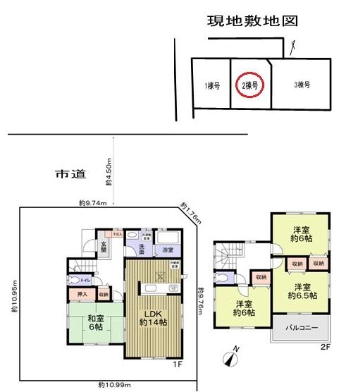 Floor plan. 34,800,000 yen, 4LDK, Land area 120.01 sq m , Building area 96.05 sq m