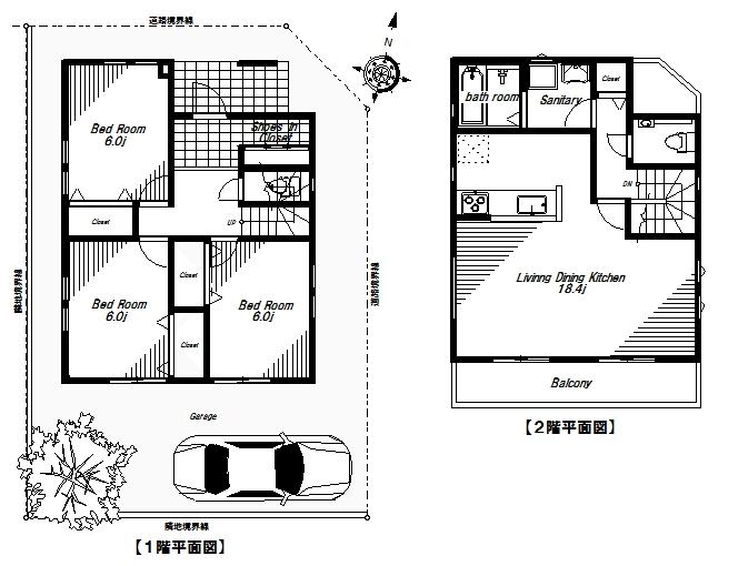 Floor plan. 38,500,000 yen, 3LDK, Land area 110.18 sq m , It is a building area of 93.98 sq m very beautiful to your! !