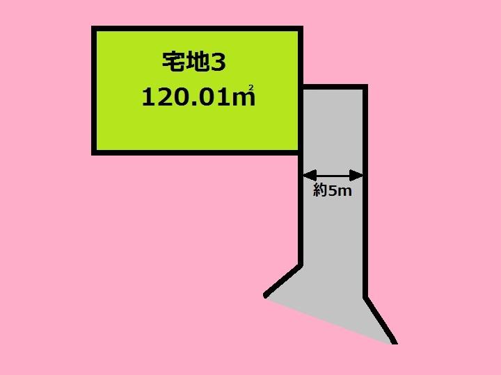 Compartment figure. Land price 20.8 million yen, Land area 120.01 sq m
