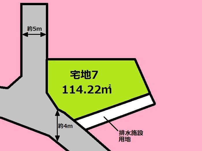 Compartment figure. Land price 20.8 million yen, Land area 114.22 sq m