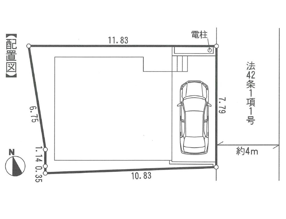 Compartment figure. 26,800,000 yen, 4LDK, Land area 89.6 sq m , Building area 89.42 sq m shaping land