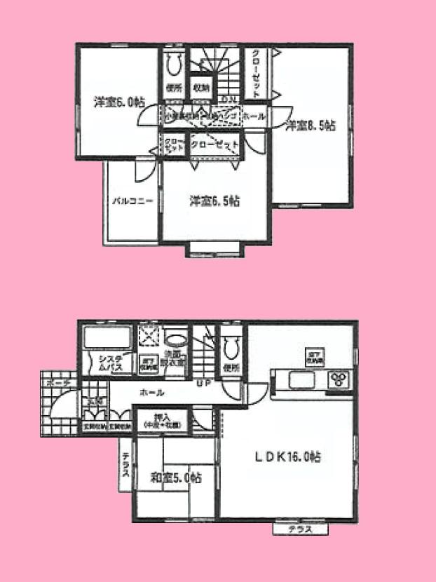 Floor plan. (4 Building), Price 30.5 million yen, 4LDK, Land area 110.22 sq m , Building area 100.19 sq m