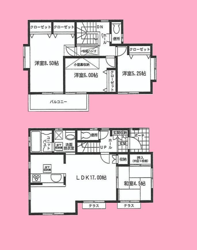 Floor plan. (8 Building), Price 27,800,000 yen, 4LDK, Land area 110.08 sq m , Building area 100.19 sq m