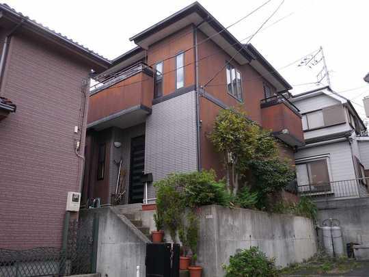 Local appearance photo. Kashiwadai ・ Wide balcony in Sagamino Station 2 Station within walking distance is the charm of custom home. 