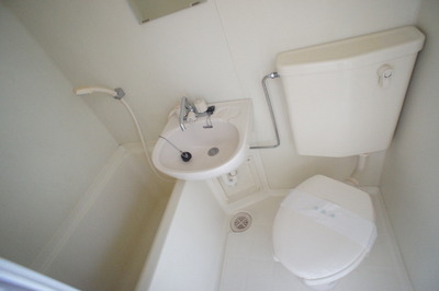 Toilet. Your easy-to-clean 3-point unit