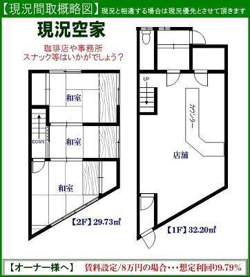 Floor plan. 11.8 million yen, 3LDK, Land area 54.44 sq m , Building area 61.93 sq m floor plan