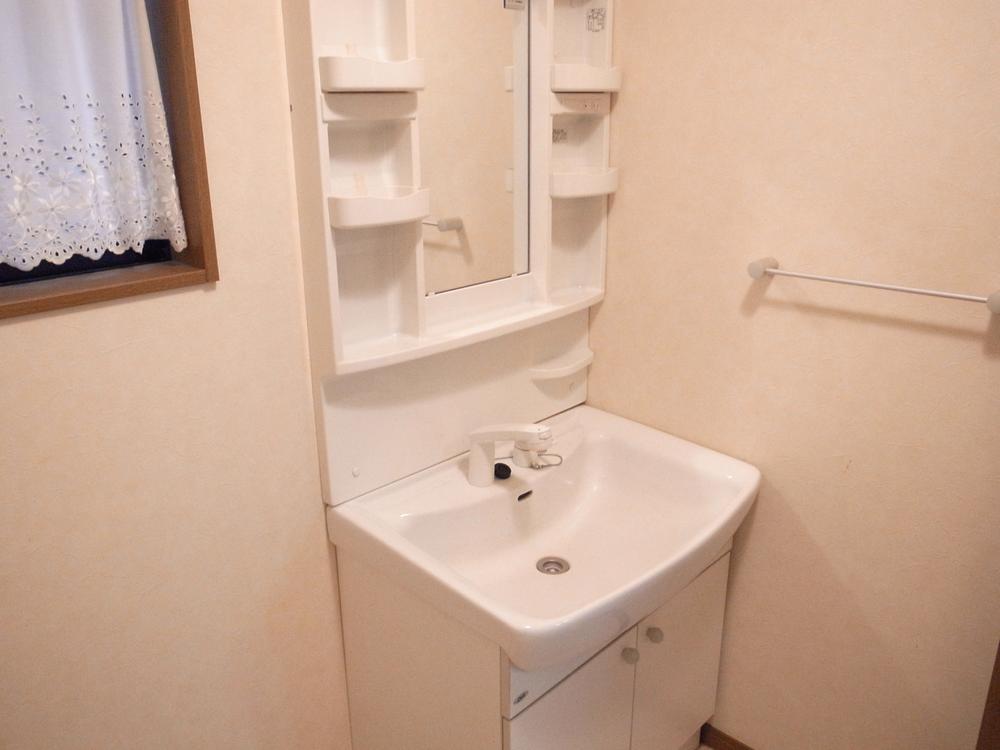 Wash basin, toilet. It is convenient in with water washing shower