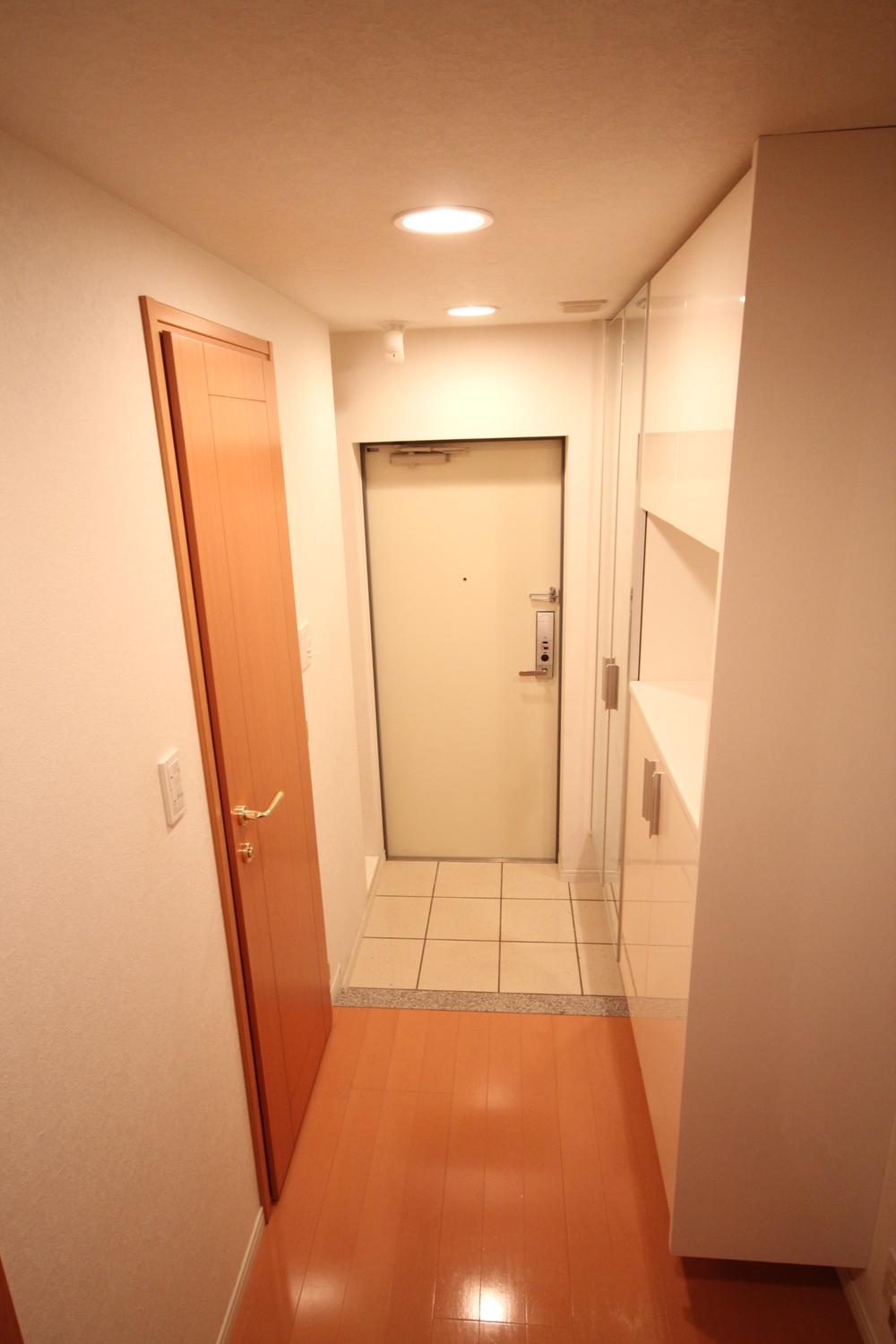 Entrance. Storage space of shoes is rich