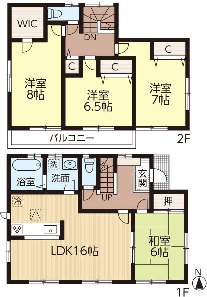 35,800,000 yen, 4LDK + S (storeroom), Land area 149.09 sq m , Building area 105.99 sq m