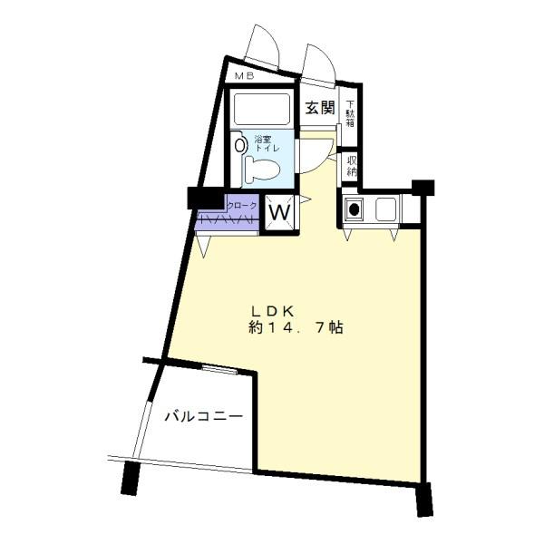 Floor plan. Price 11.8 million yen, Occupied area 36.33 sq m , Balcony area 3.84 sq m