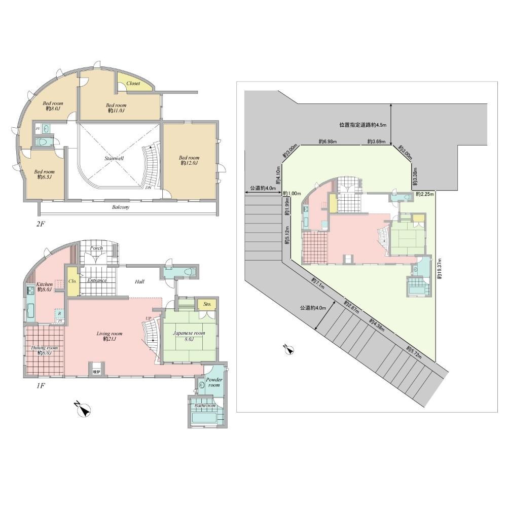 Floor plan. 117 million yen, 5LDK, Land area 297.15 sq m , Building area 187.58 sq m