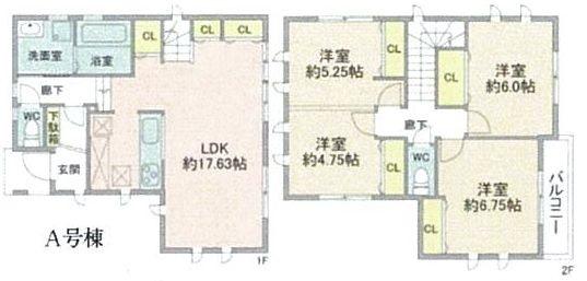 Floor plan. 32,800,000 yen, 3LDK, Land area 941 sq m , Building area 96.98 sq m floor plan
