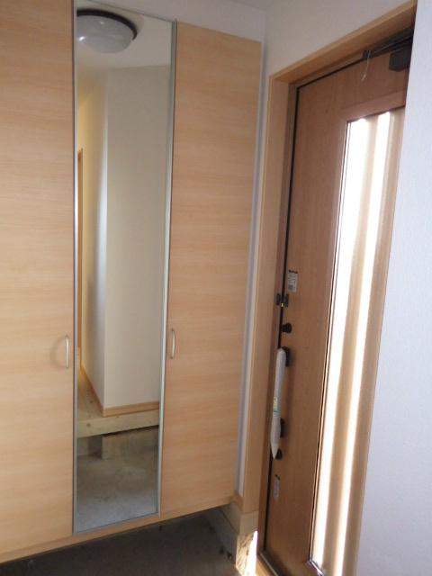 Receipt. Entrance storage of large with mirror