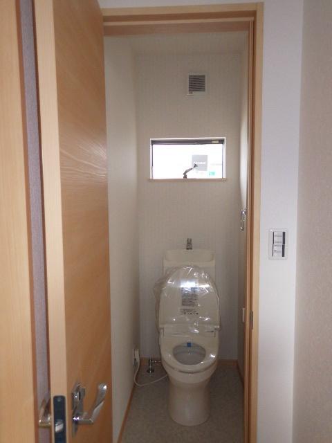 Toilet. Second floor hot water cleaning function toilet