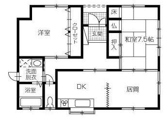 Floor plan. 14 million yen, 3DK, Land area 119.3 sq m , Building area 69.55 sq m
