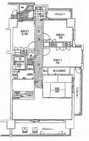Floor plan. 4LDK, Price 23.8 million yen, Occupied area 92.07 sq m , Balcony area 18 sq m